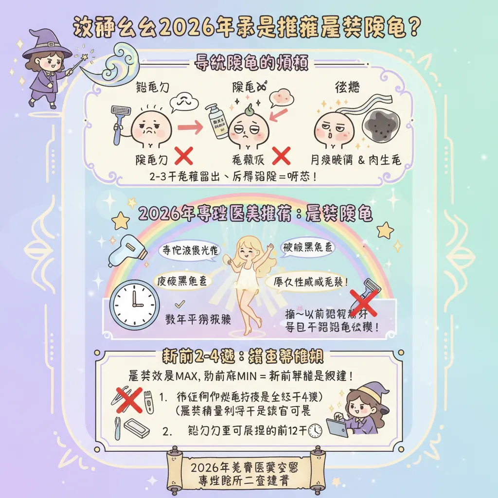 為什麼2026年還是推薦雷射除毛？
