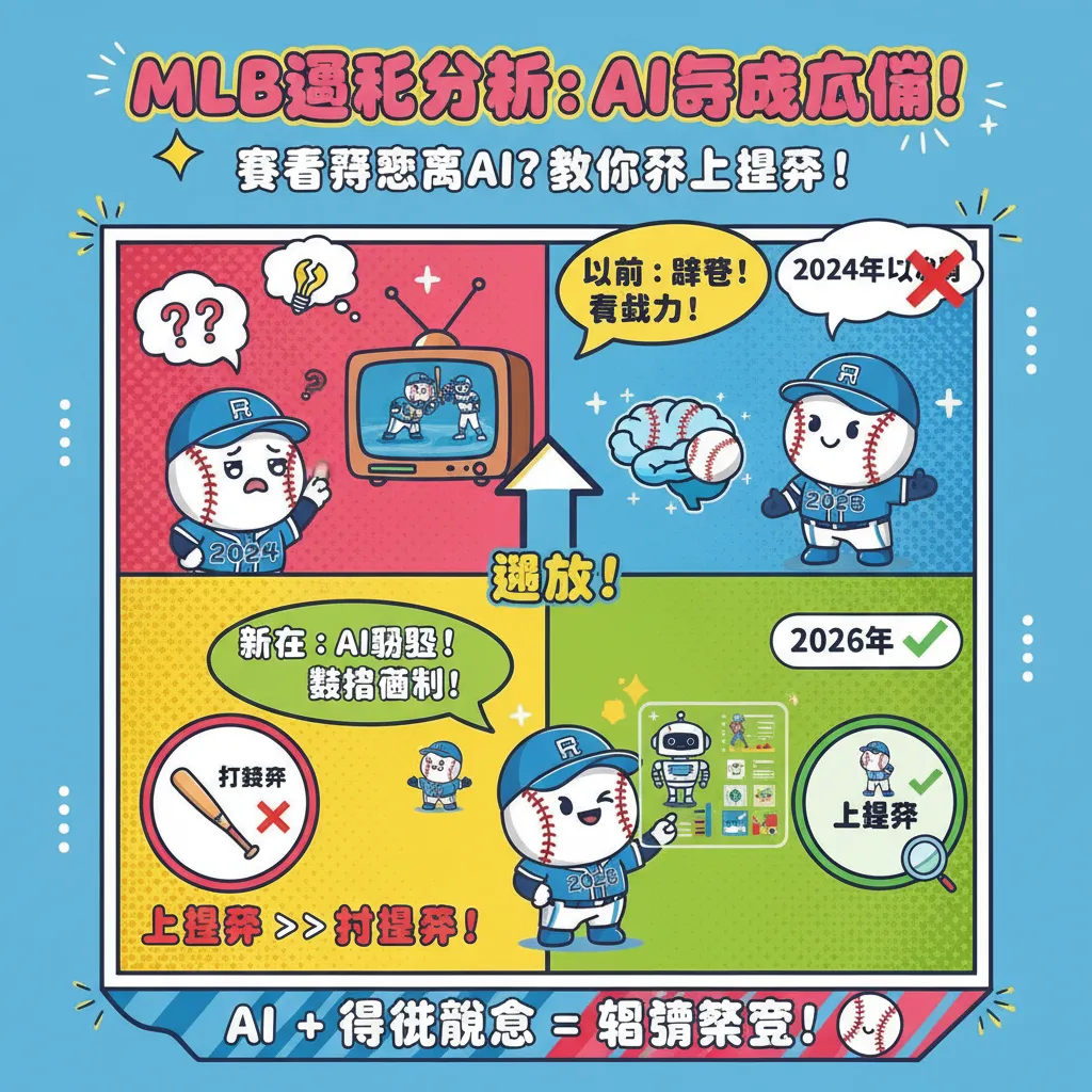 賽事預測靠AI？MLB運彩分析教你抓上壘率